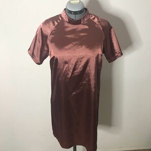 Satin Shift Dress